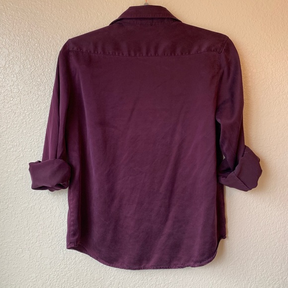 Vintage Burgundy Ralph Lauren Shirt - Picture 4 of 5